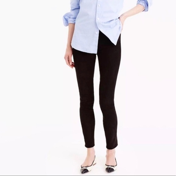 J. Crew Pants - J. Crew Collection Suede Leggings Skinny Pant Blue